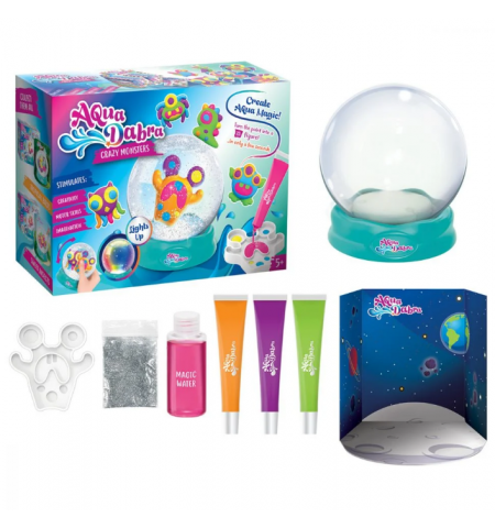 NORIEL 323-20 - Аквариум с подсветкой и фигурками AquaDabra, Crazy Monsters NORIEL 323-20 - Аквариум с подсветкой и фигурками AquaDabra, Crazy Monsters