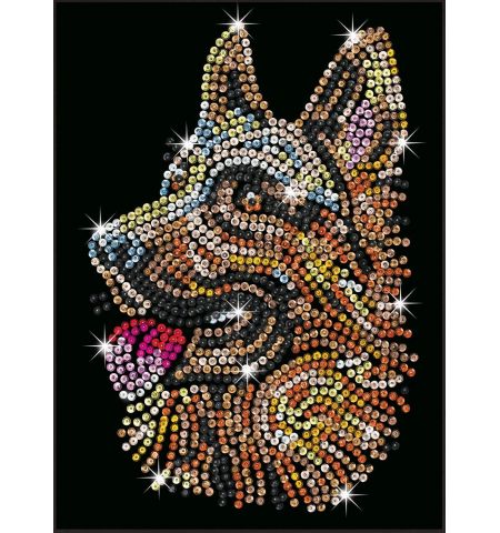 Sequin Art Blue SQ1807 Набор для творчества из пайеток ,,Немецкая овчарка" Sequin Art Blue SQ1807 Набор для творчества из пайеток ,,Немецкая овчарка"