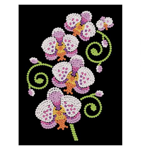 Sequin Art Purple SQ1939 Набор для творчества из пайеток ,,Орхидея" Sequin Art Purple SQ1939 Набор для творчества из пайеток ,,Орхидея"