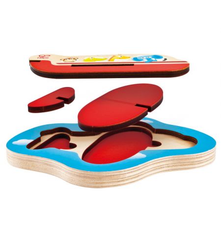 HAPE E1611A 3D Пазлы-сортер Airplane Puzzle Game