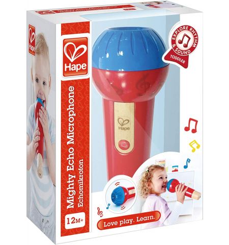 HAPE E0337A Игрушечный микрофон Mighty Echo Microphone HAPE E0337A Игрушечный микрофон Mighty Echo Microphone