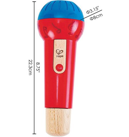 HAPE E0337A Игрушечный микрофон Mighty Echo Microphone HAPE E0337A Игрушечный микрофон Mighty Echo Microphone