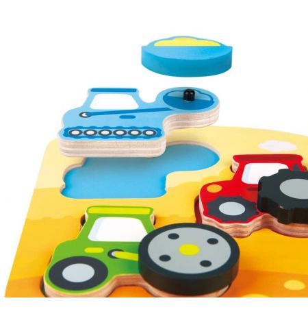 HAPE E1608A Пазлы-сортер Dynamic Construction Puzzle Game HAPE E1608A Пазлы-сортер Dynamic Construction Puzzle Game