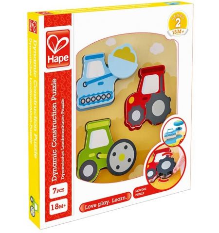 HAPE E1608A Пазлы-сортер Dynamic Construction Puzzle Game HAPE E1608A Пазлы-сортер Dynamic Construction Puzzle Game