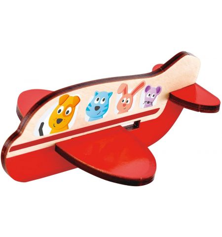 HAPE E1611A 3D Пазлы-сортер Airplane Puzzle Game