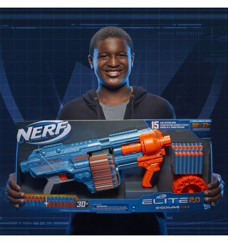 Hasbro Nerf E9527  Бластер Elite 2.0 Shockwave RD-15