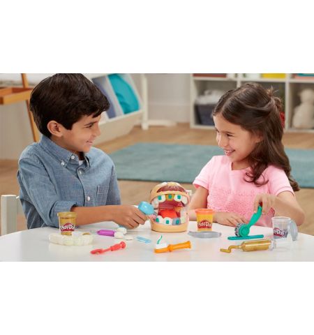 Hasbro Play-Doh F1259 Игровой набор Мистер Зубастик с золотыми зубами Hasbro Play-Doh F1259 Игровой набор Мистер Зубастик с золотыми зубами