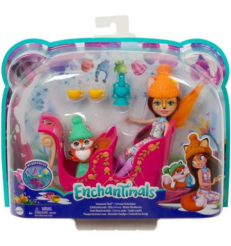 Mattel Enchantimals GJX31 Рождественские сани Mattel Enchantimals GJX31 Рождественские сани