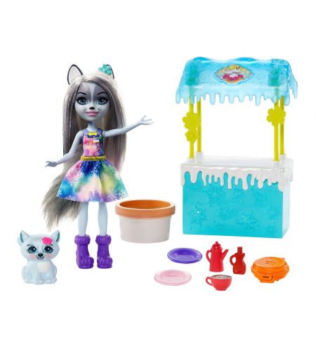 Mattel Enchantimals GJX37 Прилавок с какао и вафлями Mattel Enchantimals GJX37 Прилавок с какао и вафлями