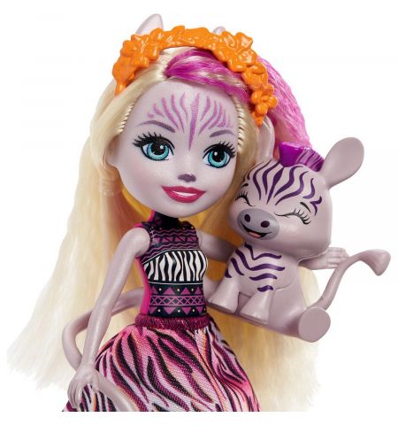 Mattel Enchantimals GTM27 Зейди Зебра и Реф Mattel Enchantimals GTM27 Зейди Зебра и Реф