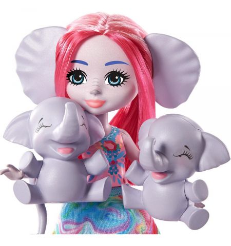 Mattel Enchantimals GTM30 Эсмеральда Слонни с семьей Mattel Enchantimals GTM30 Эсмеральда Слонни с семьей