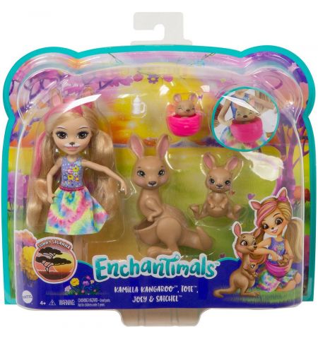 Mattel Enchantimals GTM31 Камилла Кенгуру с семьей Mattel Enchantimals GTM31 Камилла Кенгуру с семьей