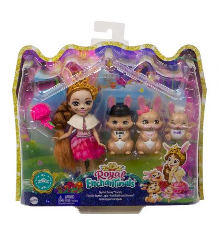 Mattel Enchantimals GYJ08 Игровой набор Семья кролика Бристал Mattel Enchantimals GYJ08 Игровой набор Семья кролика Бристал