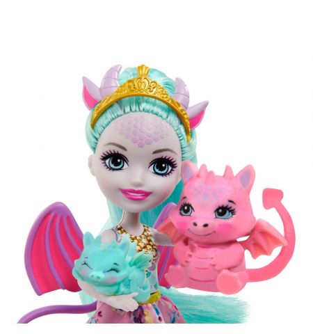 Mattel Enchantimals GYJ09 Игровой набор Семья Драконицы Дианы