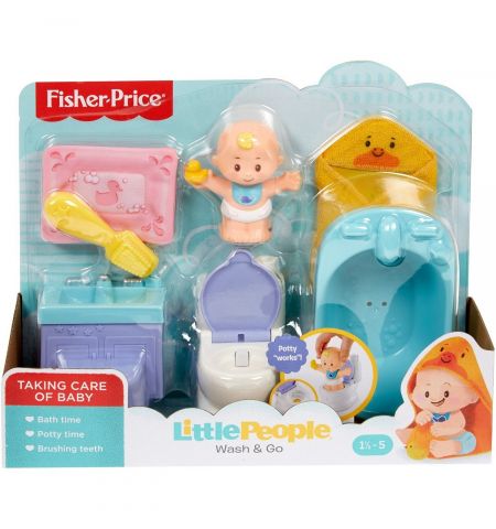 Mattel Fisher Price GKP64 Игровой набор Little People Уход за малышом Mattel Fisher Price GKP64 Игровой набор Little People Уход за малышом