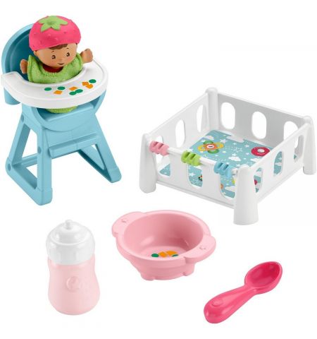 Mattel Fisher Price GKP64 Игровой набор Little People Уход за малышом Mattel Fisher Price GKP64 Игровой набор Little People Уход за малышом