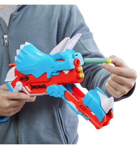 Hasbro Nerf F0803 Бластер DinoSquard Tricera-Blast