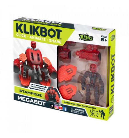 Stikbot TST667 Игровой Набор Для Анимационного Творчества KlikBot Megabot Pack Stikbot TST667 Игровой Набор Для Анимационного Творчества KlikBot Megabot Pack