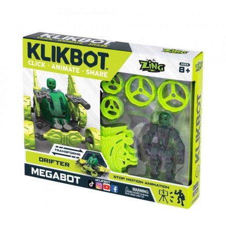 Stikbot TST667 Игровой Набор Для Анимационного Творчества KlikBot Megabot Pack Stikbot TST667 Игровой Набор Для Анимационного Творчества KlikBot Megabot Pack