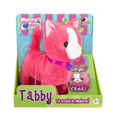 Noriel Pets INT3664 Интерактивная игрушка Кошечка Табби