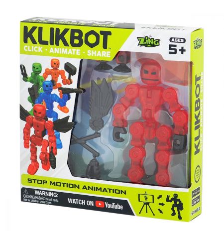 Stikbot TST1600 Фигурка Для Анимационного Творчества KlikBot Single Pack Stikbot TST1600 Фигурка Для Анимационного Творчества KlikBot Single Pack