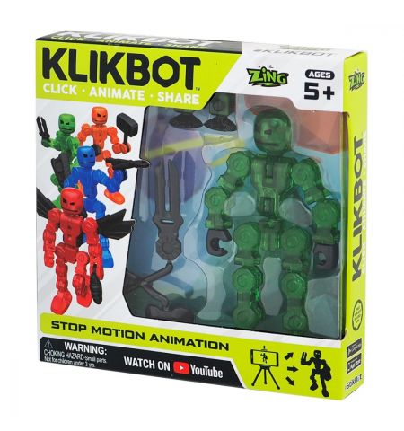 Stikbot TST1600 Фигурка Для Анимационного Творчества KlikBot Single Pack Stikbot TST1600 Фигурка Для Анимационного Творчества KlikBot Single Pack