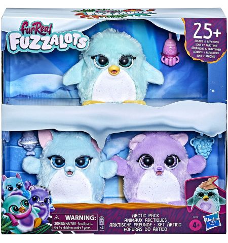 Hasbro FurReal F2538 Интерактивная игрушка Fuzzalots Arctic Friends