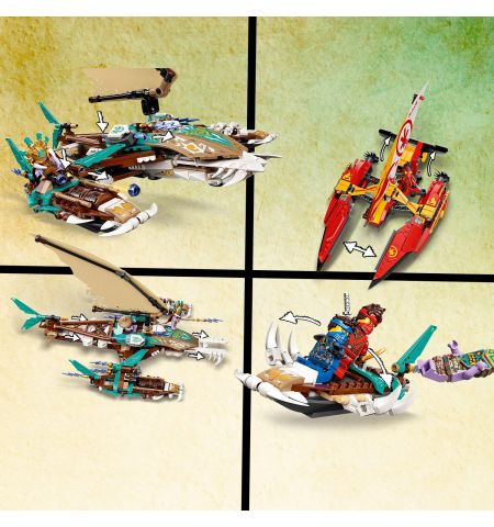 Lego Ninjago 71748 Конструктор Catamaran Sea Battle