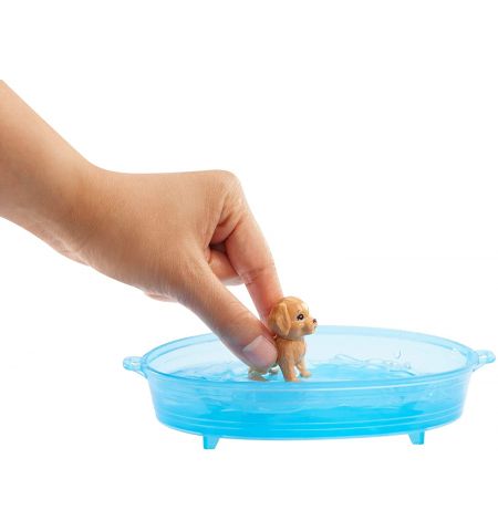Mattel Barbie GDJ37 Игровой набор Puppy Bath Time Mattel Barbie GDJ37 Игровой набор Puppy Bath Time