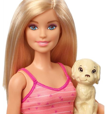 Mattel Barbie GDJ37 Игровой набор Puppy Bath Time Mattel Barbie GDJ37 Игровой набор Puppy Bath Time