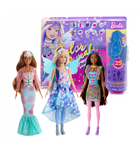 Mattel Barbie GXY20 Игровой набор Color Reveal Fashion