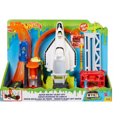 Mattel Hot Weels GTT75 Игровой набор Super Rocket Blast-Off Mattel Hot Weels GTT75 Игровой набор Super Rocket Blast-Off