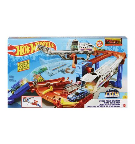 Mattel Hot Wheels GRW38 Трек Гонки на Железной Дороге Mattel Hot Wheels GRW38 Трек Гонки на Железной Дороге
