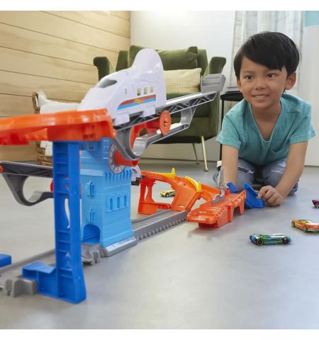 Mattel Hot Wheels GRW38 Трек Гонки на Железной Дороге Mattel Hot Wheels GRW38 Трек Гонки на Железной Дороге