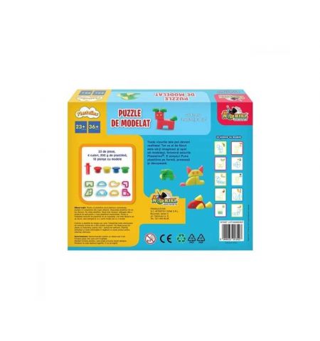 Noriel Plastelino INT3527 Игровой набор Пазл-лепка Noriel Plastelino INT3527 Игровой набор Пазл-лепка