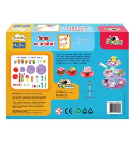 Noriel Plastelino INT3558 Игровой набор Turnul de prajiturele Noriel Plastelino INT3558 Игровой набор Turnul de prajiturele