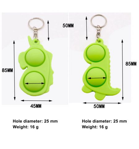 Simple Dimple 61115 Игрушка Антистресс Double Dino Mix Color