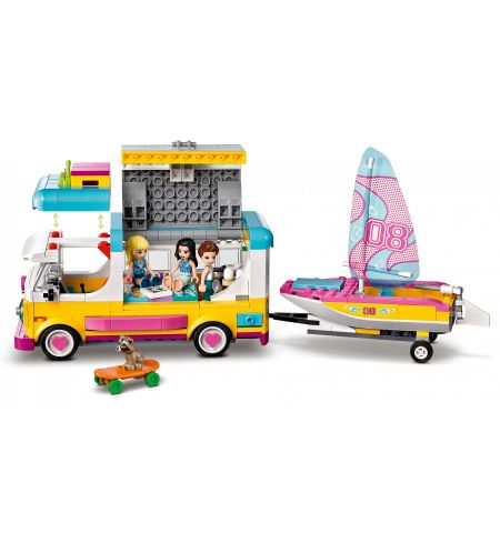 LEGO Friends 41681 Лесной дом на колесах и парусная лодка