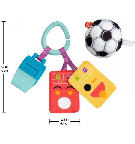 Fisher Price GRT94 Набор погремушек Футбольный фанат Fisher Price GRT94 Набор погремушек Футбольный фанат