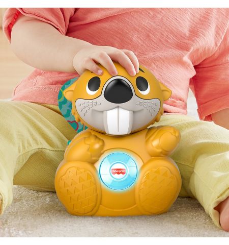 Fisher Price Linkimals GXD83 Интерактивная развивающая игрушка Веселый Бобер Fisher Price Linkimals GXD83 Интерактивная развивающая игрушка Веселый Бобер