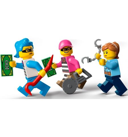 Lego City 60314 Конструктор Погоня полиции за грузовиком с мороженым