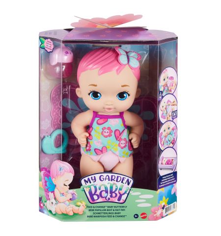 My Garden Baby Feed and change GYP10 Пупс Розовые крылышки, 31 см My Garden Baby Feed and change GYP10 Пупс Розовые крылышки, 31 см