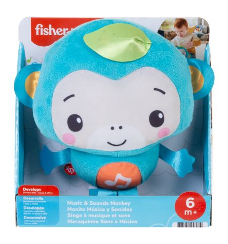 Fisher Price GWT71 Мягкая игрушка Музыкальная обезьянка Fisher Price GWT71 Мягкая игрушка Музыкальная обезьянка