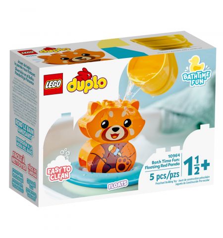 Lego Duplo 10964 Конструктор Приключения в ванной: Красная панда на плоту