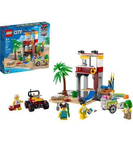 Lego City 60328 Конструктор Спасательный пост на пляже