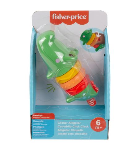 Fisher Price GWL67 Развивающая игрушка Крокодил Fisher Price GWL67 Развивающая игрушка Крокодил
