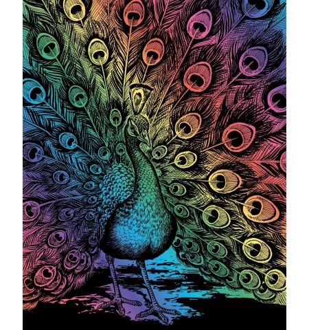 Sequin Art Artfoil SQ0543 Гравюра Радужный павлин Sequin Art Artfoil SQ0543 Гравюра Радужный павлин