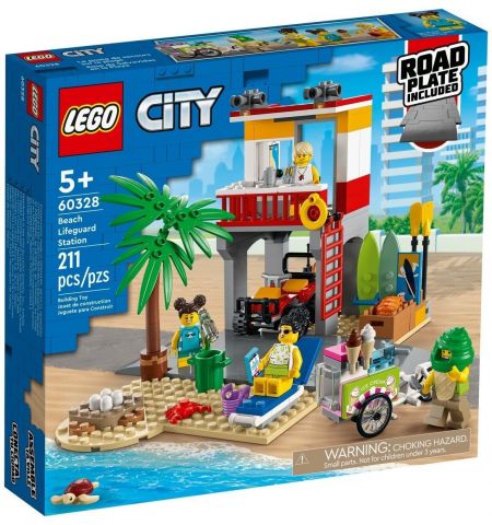 Lego City 60328 Конструктор Спасательный пост на пляже