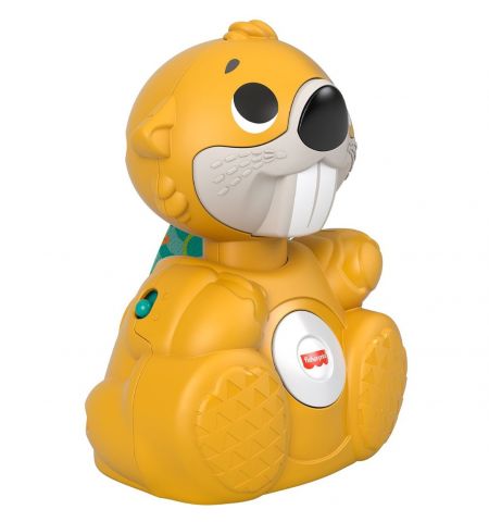 Fisher Price Linkimals GXD83 Интерактивная развивающая игрушка Веселый Бобер Fisher Price Linkimals GXD83 Интерактивная развивающая игрушка Веселый Бобер