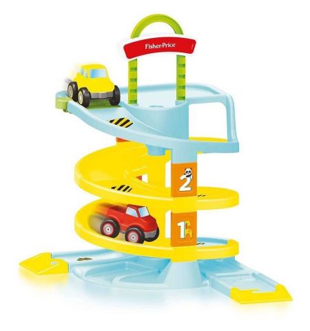 Fisher Price 1826 Автотрек Спиральная дорога с 2 машинками